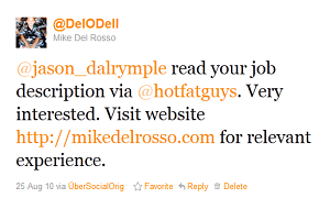 The 140 characters that launched my career. The tweet that changed my life